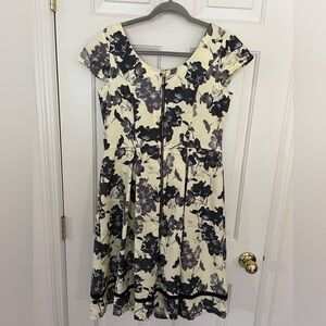 Artex Fashions, yellow and black dress, large
